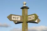You Have A Choice Where to Put Your Energy - A signpost that says West South, East, North