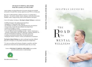 Front and back cover of the road to mental wellness the book